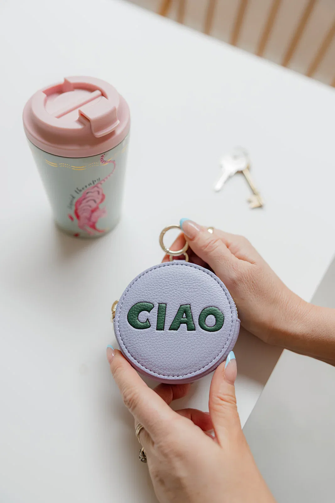 Image of Lilac Ciao Round Coin Purse