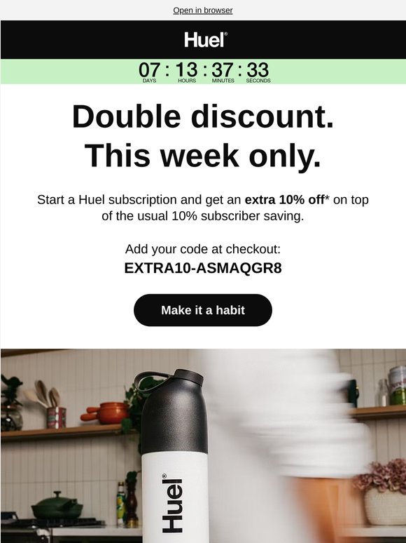 Double discount, this week only 👀