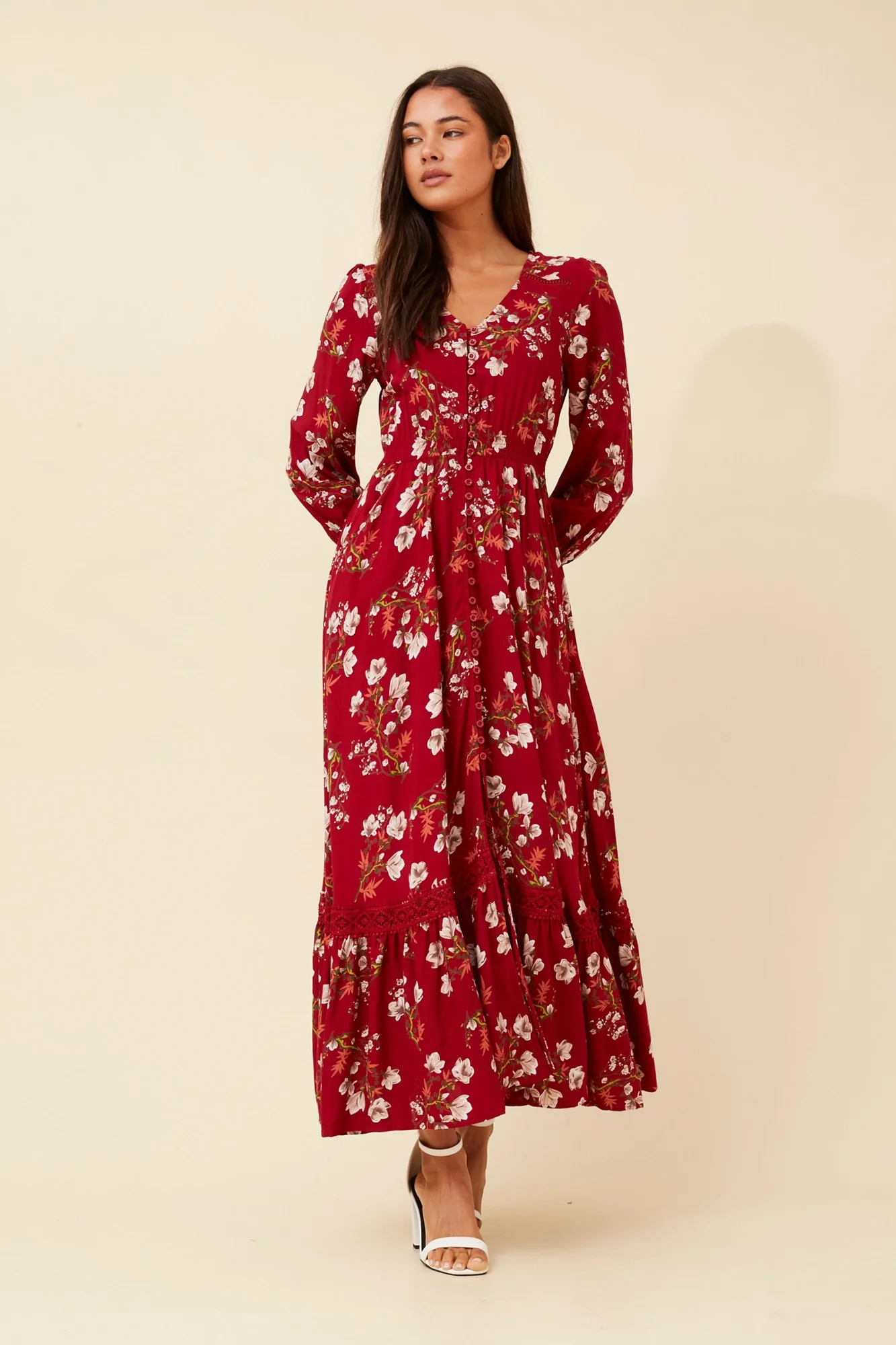 Image of MARRAKECH FLORAL MAXI DRESS