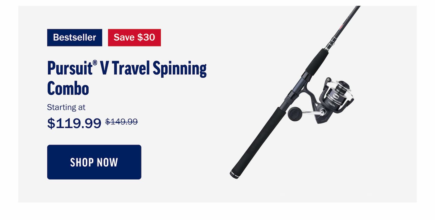 Pursuit V Travel Spinning Combo