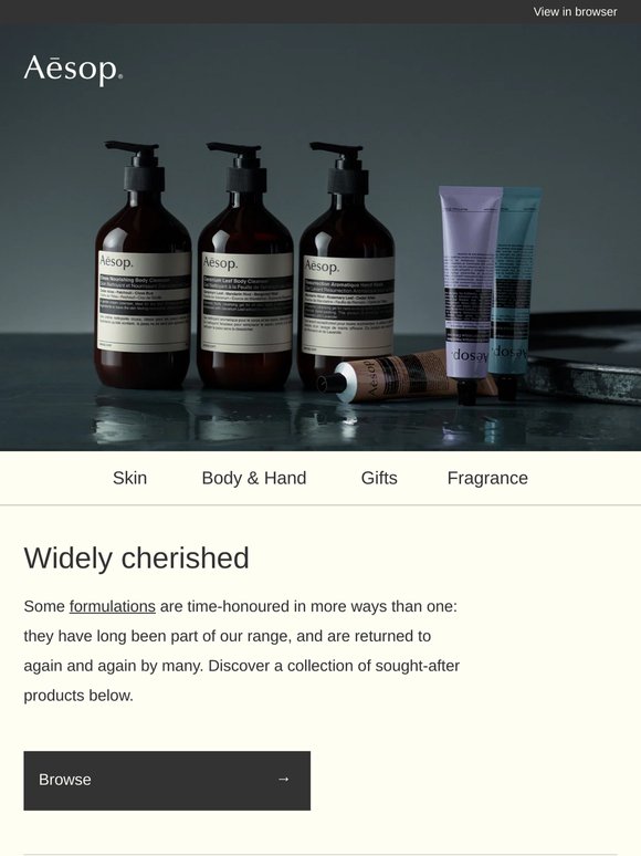 Our most sought-after formulations