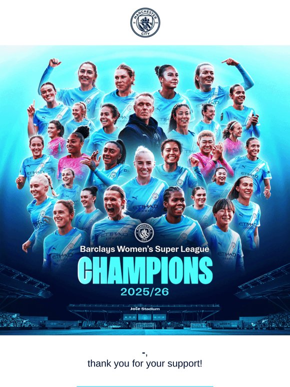 Barclays Women's Super League Champions 🏆