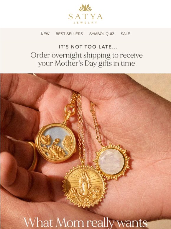 Last minute? Give meaningful jewelry 💝