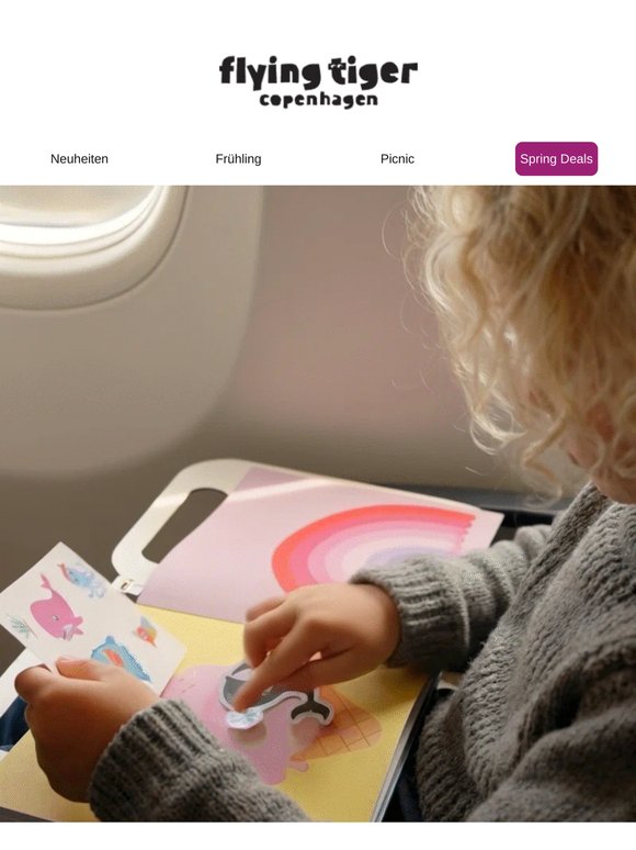 Halte deine kleinen Abenteurer von Anfang bis Ende glücklich ✈️🎒