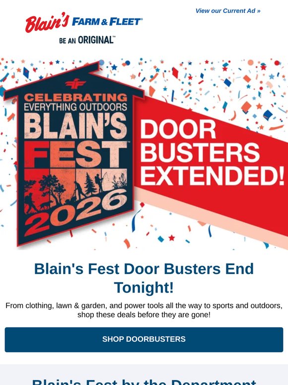 Last Chance! Ending tonight, shop door busters before they are gone!