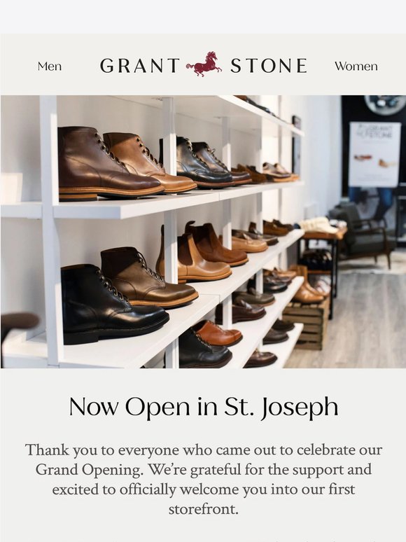 Our Storefront Is Officially Open