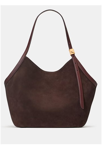 Deco Suede Tulip Tote Bag