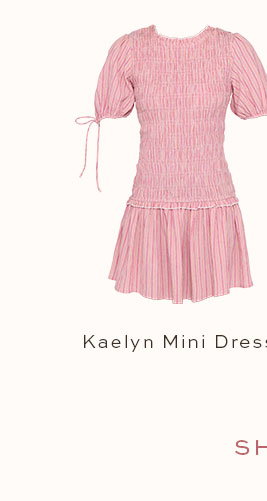 Kaelyn Gather Mini Dress