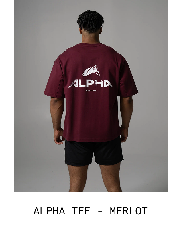 ALPHA TEE - MERLOT