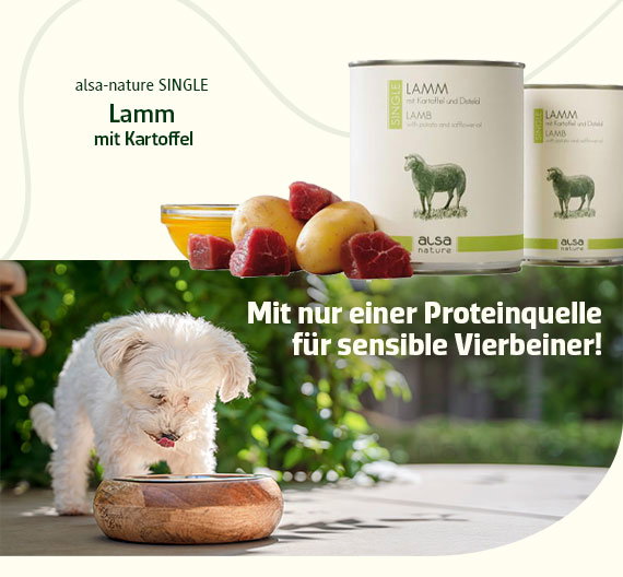 alsa-nature SINGLE
Lamm mit Kartoffel