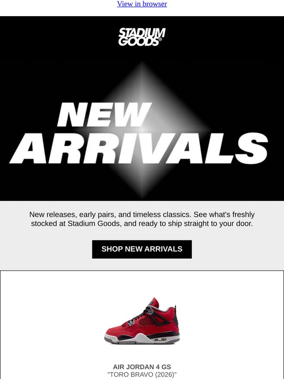 Our New Arrivals