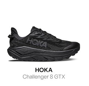 HOKA Men's Challenger 8 GTX Sneakers in Black