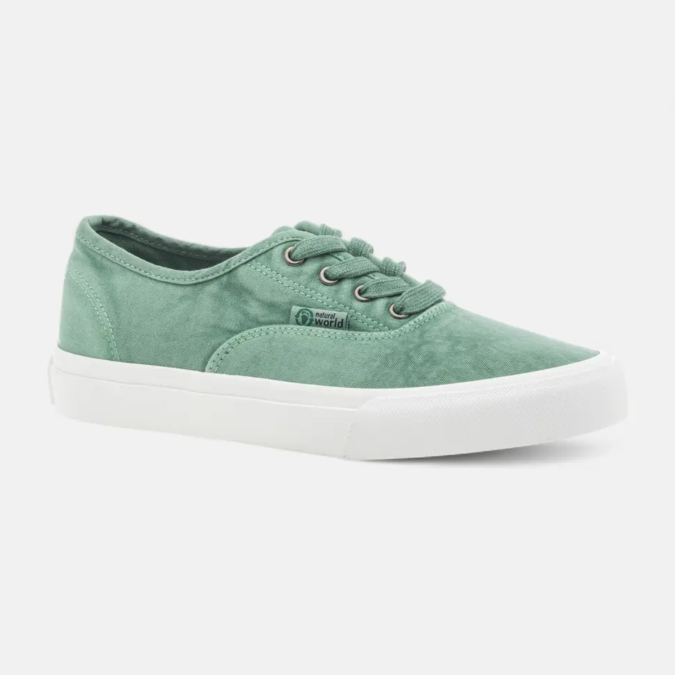 Baskets en toile Homme kaki