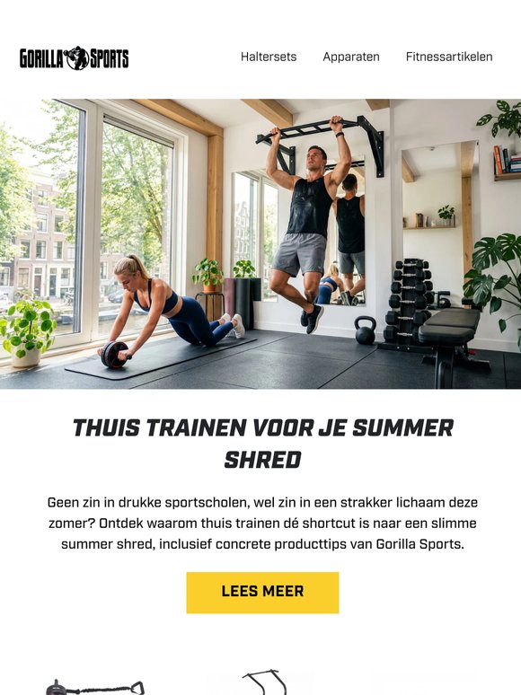 Dit is waarom jouw summer shred thuis begint