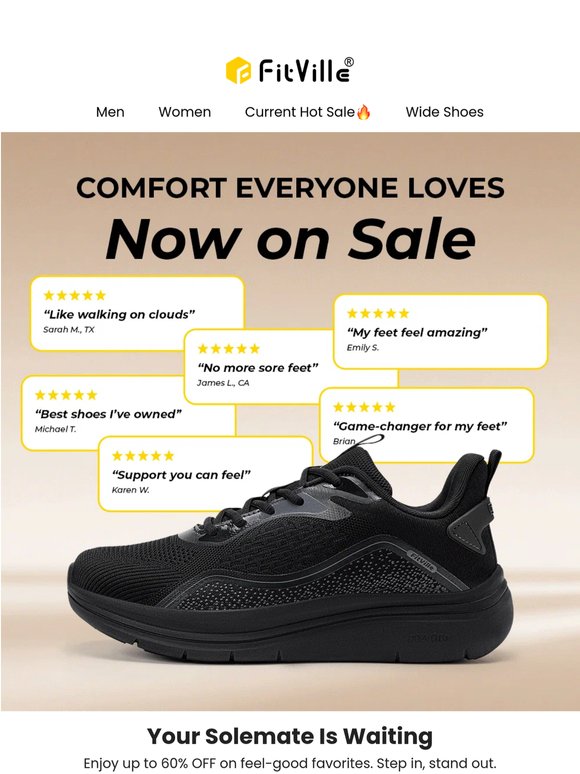 Your Solemate Is 60% Off 😍