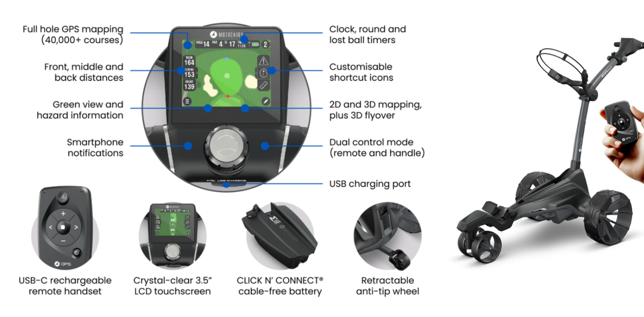 Motocaddy M Series 2026 Trolleys