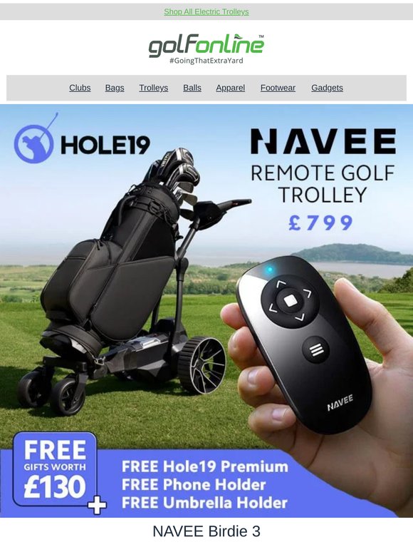 An electric trolley that follows you?