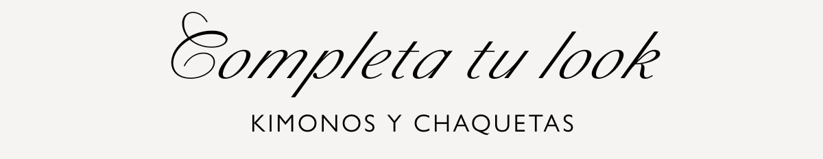 Completa tu look