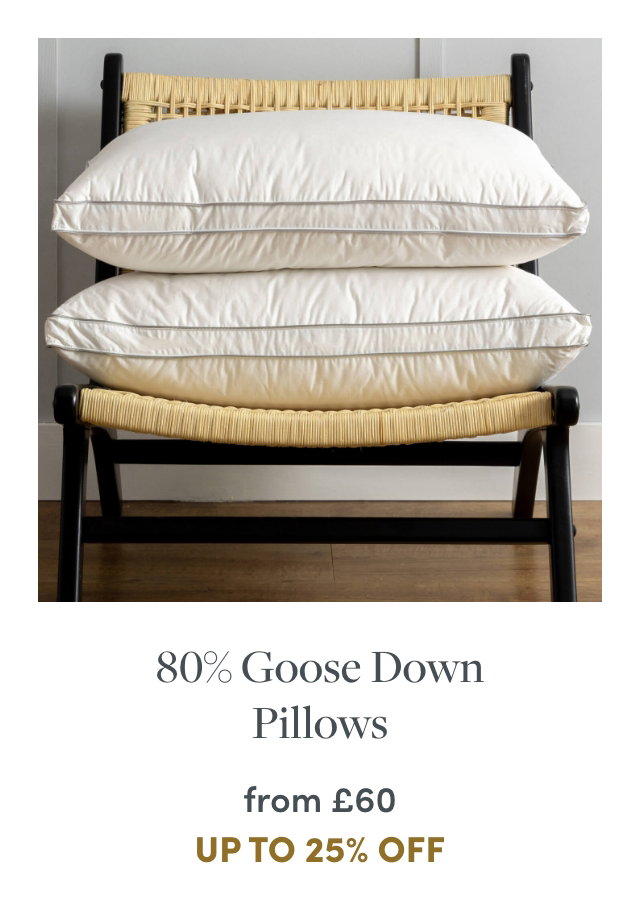 80% Goose Down Pillows