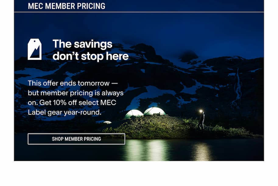 Member pricing