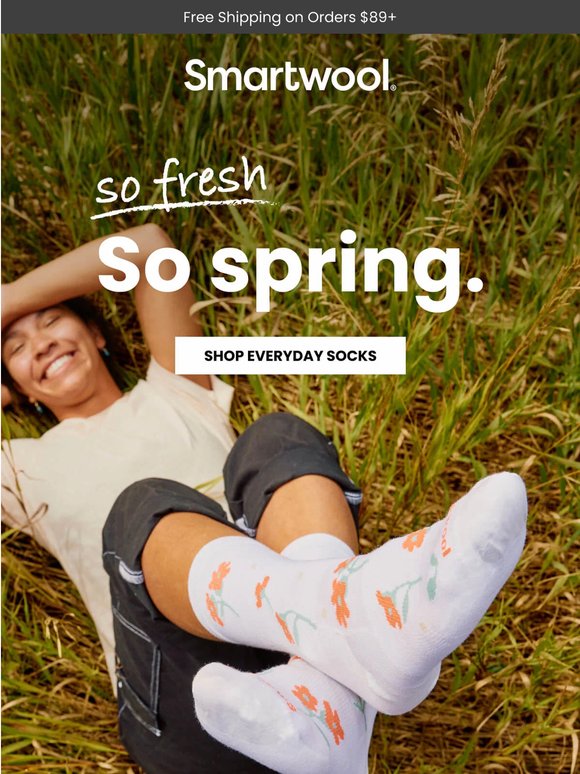 Socks you’ll wanna lay in the grass with