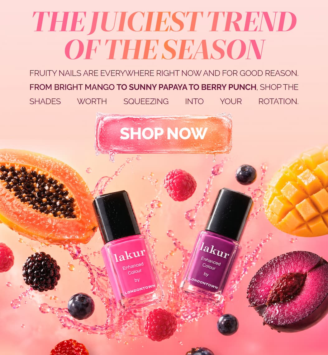 Shop the citrus nail trend now from bright mango to berry punch.