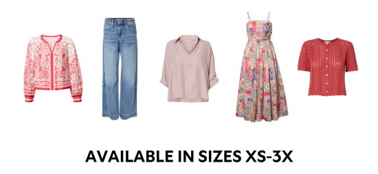 AVAILABLE IN SIZES XS-3X