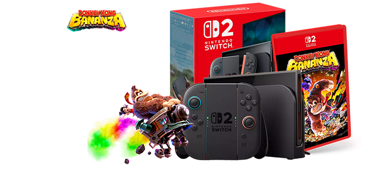 Nintendo Switch 2 + Donkey Kong Bananza por 25€ más