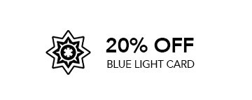 BLUE LIGHT CARD