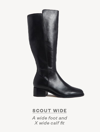 X WIDE CALF Scout Wide Knee High Boot with Extra Wide Calf