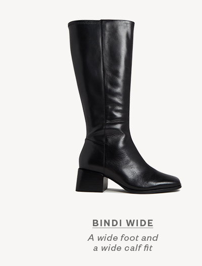 Bindi Wide Knee High Boot with Wide Calf