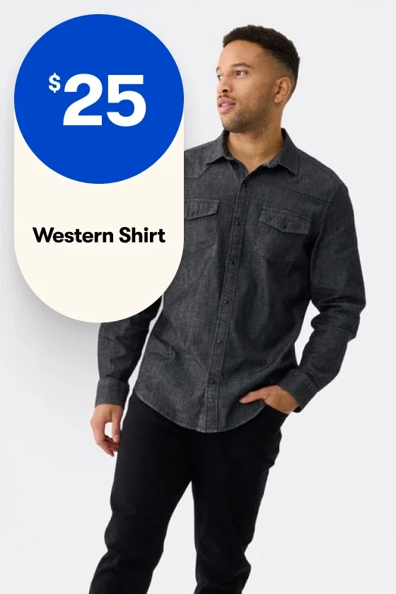 $25 Western Shirt