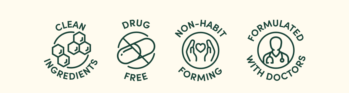 Drug-free	- Non-habit forming 	- No rebound congestion