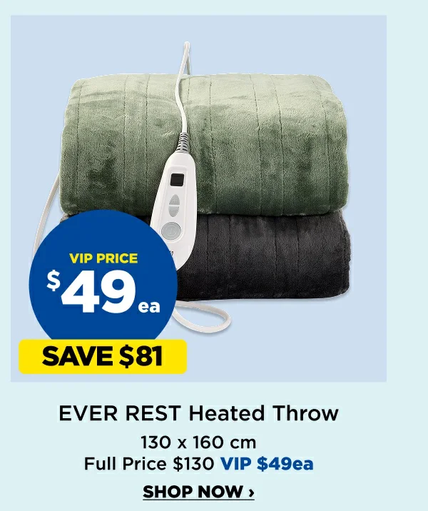 Ever Rest Heated Throw