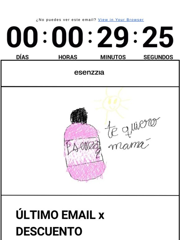 Prometido: último email