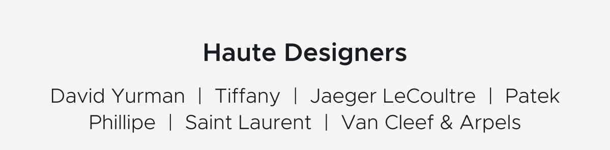 Haute Designers
