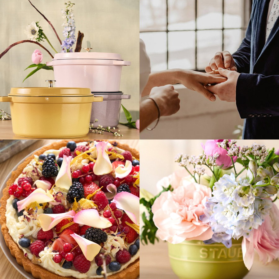 wedding inspired collage of photos