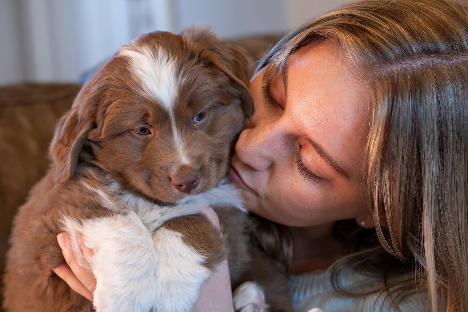 dog and dog mom