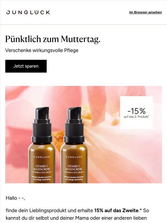 Heute bestellen und pünktlich zum Muttertag da