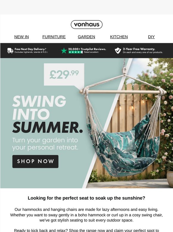 🌴😎 Create your ultimate garden chill out zone