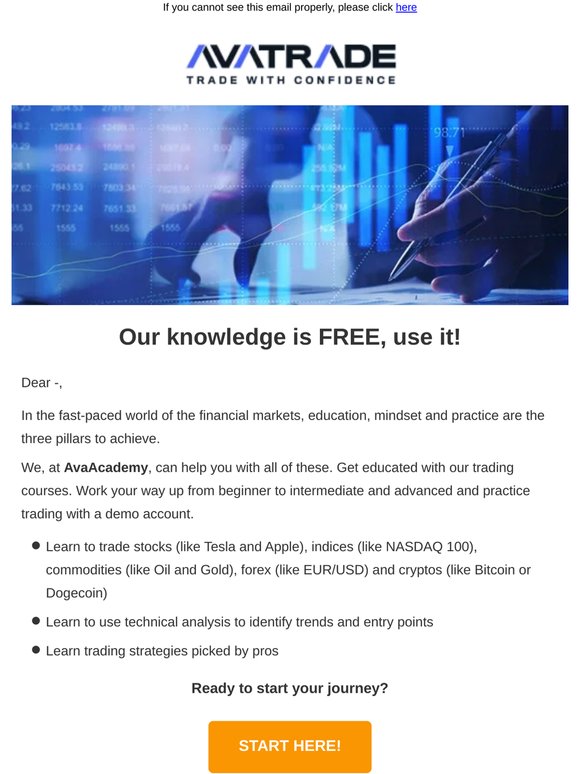 We have the knowledge. You need to make the time
