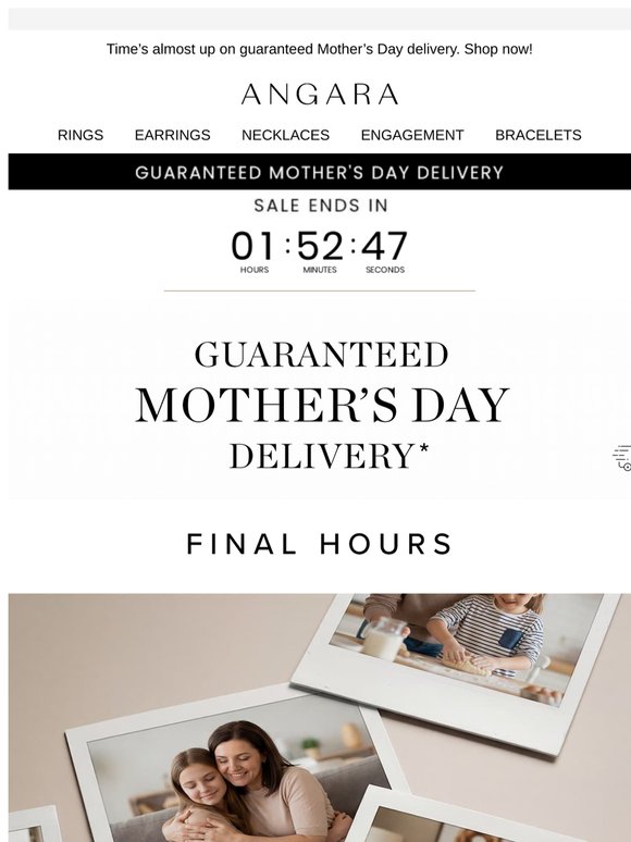 Final Hours to Get Your Gifts by Mother's Day🏃‍♀️