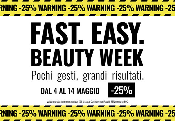 Face D Week - Acquista 49€ di prodotti del marchio e ricevi 25% di sconto