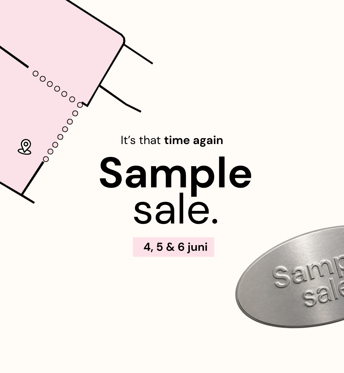 Sample sale ticket sale starts soon