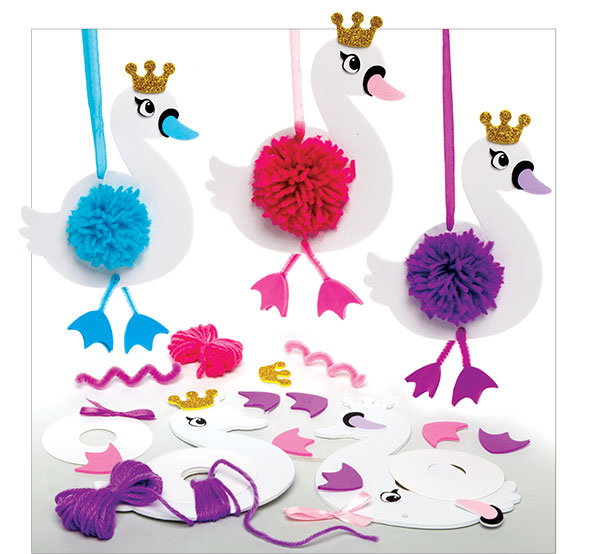 Swan Princess Pom Pom Kits