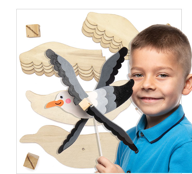 Seagull Wooden Windmill Kits