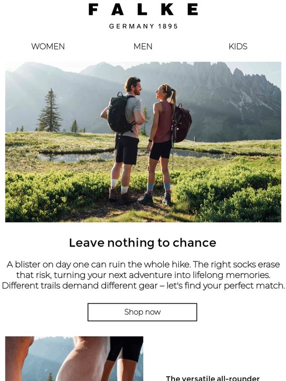 For every hike the right sock