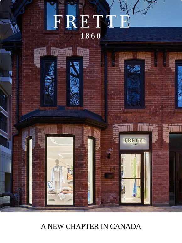 Frette Arrives in Toronto