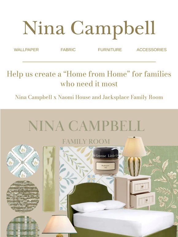 Nina Campbell Family Room Project