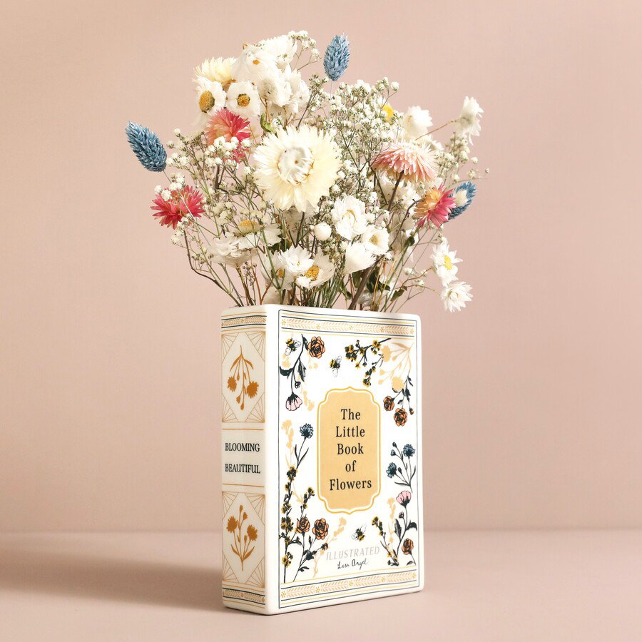 Image of Ceramic Little Book of Flowers Vase